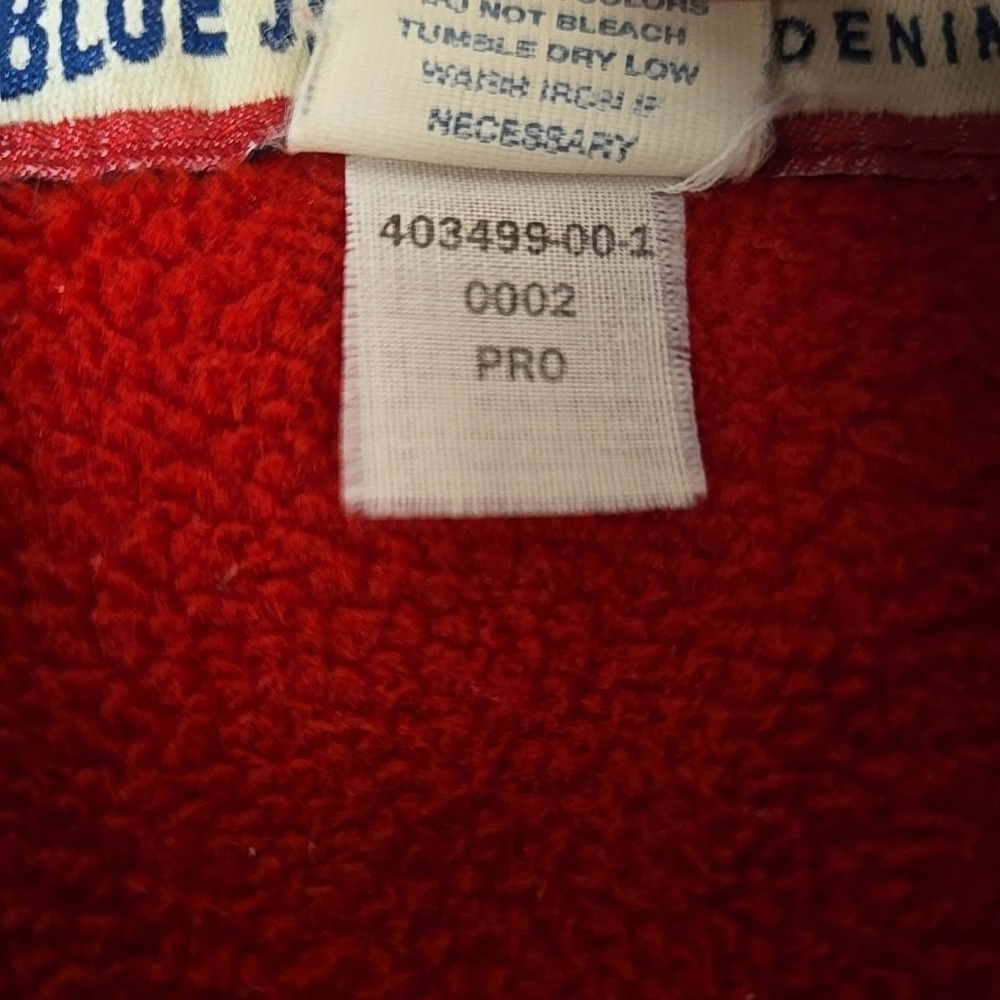 Vintage Old Navy Denim Trucker Jacket Size Medium Fleece Lined Faded Wash Y2K - Picture 7 of 16